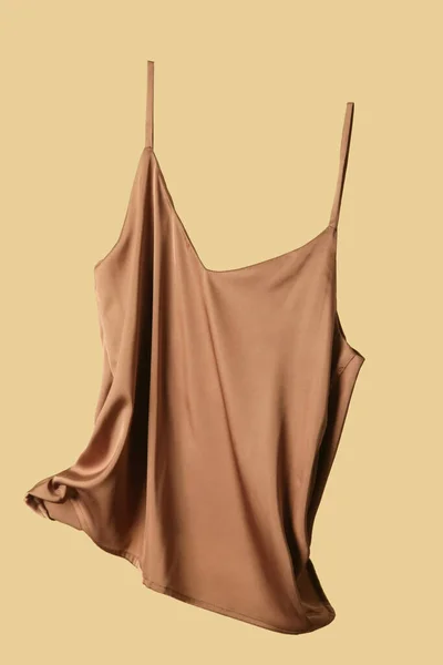 Studio Shot Floating Silk Camisole Shirt — стоковое фото