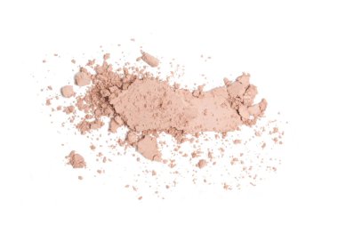 kozmetik toz beyaz izole