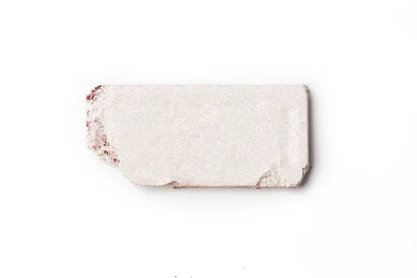 Smashed Neutral Toned Makeup Sample Isolated White Background — Foto de Stock