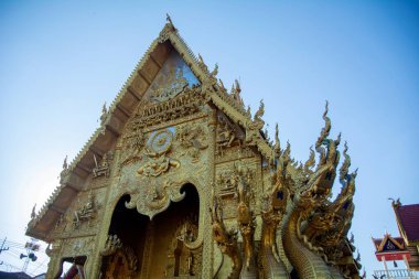 Nan, Tayland 29 Aralık 2021 - Wat Phra that Kao Noi, Tayland