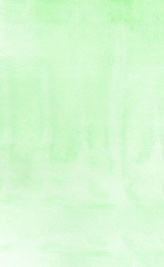 Dikey yeşil naneli suluboya arka plan, suluboya yumuşak desenli ıslak beyaz kağıt arkaplan, soyut yeşil nane rengi illüstrasyon afişi, duvar kağıdı