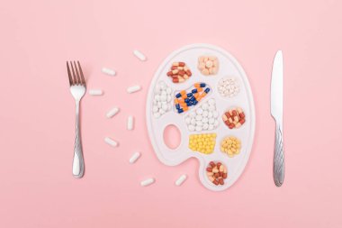 İlaç Endüstrisi ve İlaç Ürünleri - Farklı Renkli Haplar