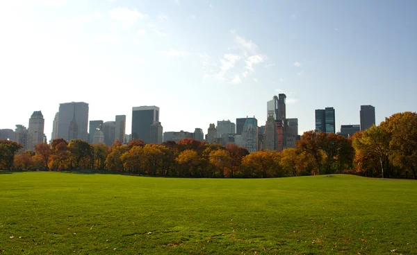 Central Park Nueva York en el otoño — Foto de Stock