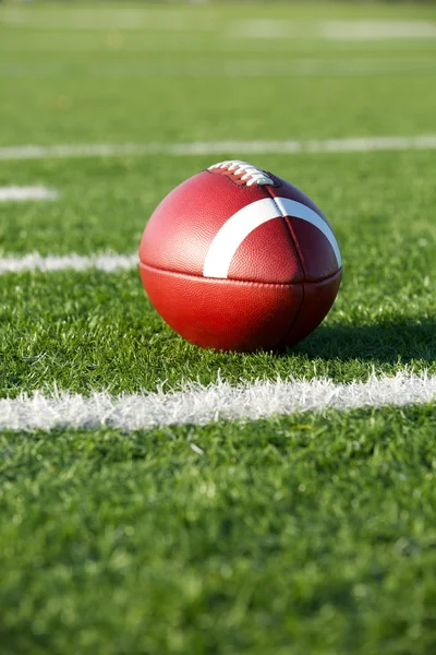 American Football on Field — Stock Photo, Image