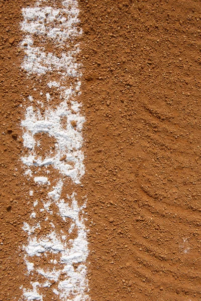 Beyzbol alan tebeşir hattı