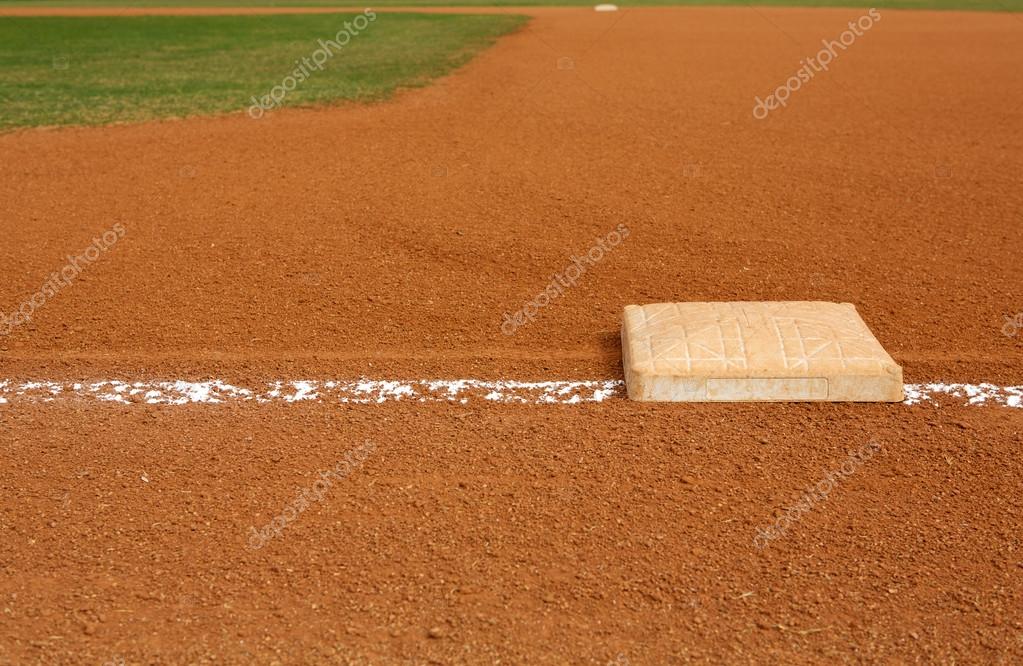Baseball Field at First Base — Stock Photo © 33ft 19677605