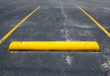 Old Empty Parking Space
