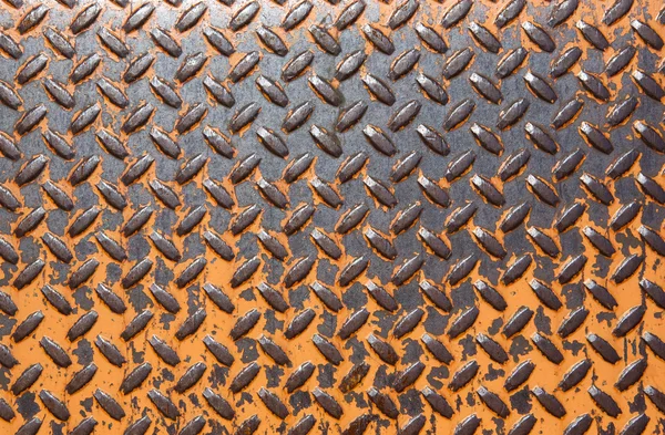 ペイントの背景を持つ錆びた金属 — ストック写真