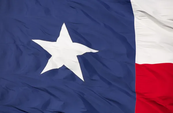 Rippled Flag of the State of Texas — Stock Photo, Image