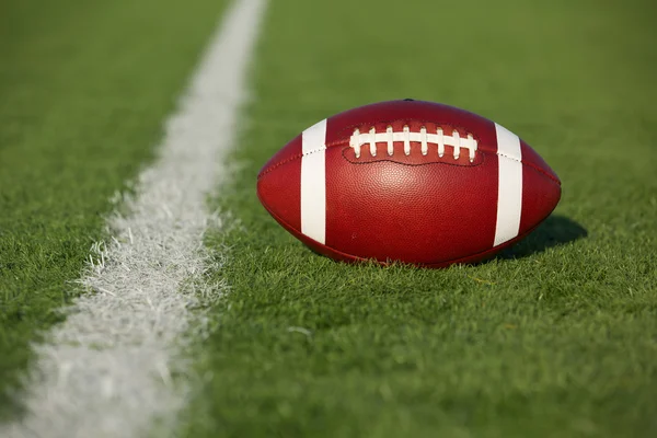 American Football near the Goal — Stock Photo, Image