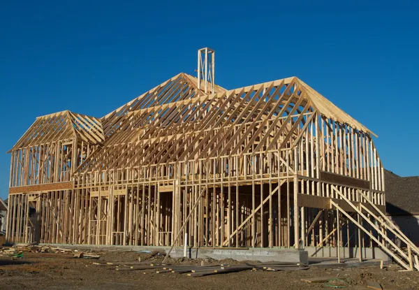 New House under Construction Royalty Free Stock Photos