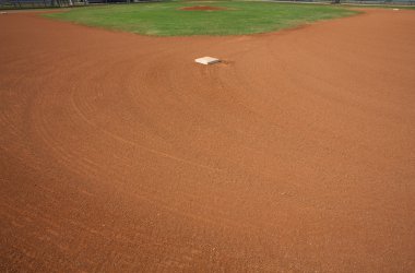Baseball Field from Second Base clipart