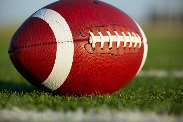 American Football Close Up
