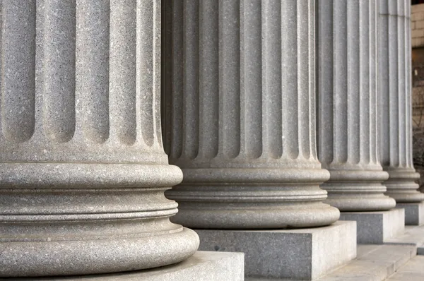 Colonne della Corte Suprema di New York — Foto Stock