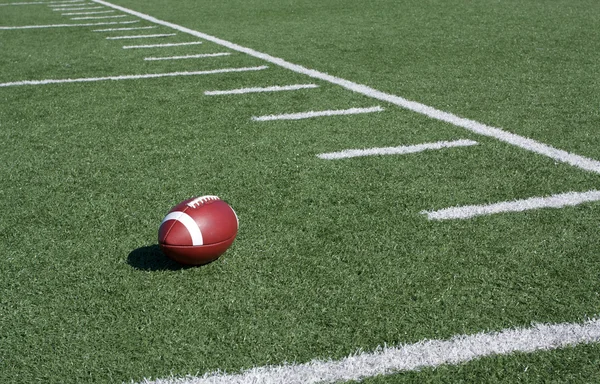 American-Football-Spielfeldlinien — Stockfoto