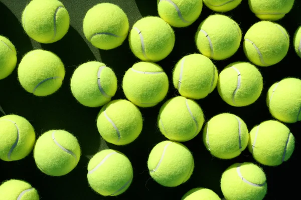 Tennis Ball on the Court — Stock Photo, Image