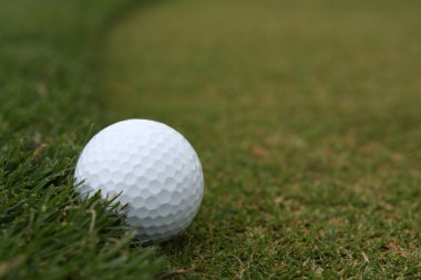 Yeşil Topta Golf Topu