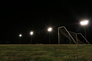 yanan alan eski grunge futbol gol