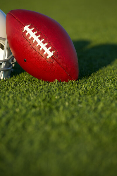 Профессиональный футбол на поле
