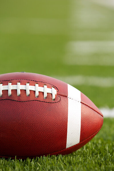Американский футбол на поле