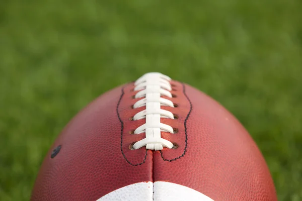 American Football Close Up with Copy Space — Stock Photo, Image