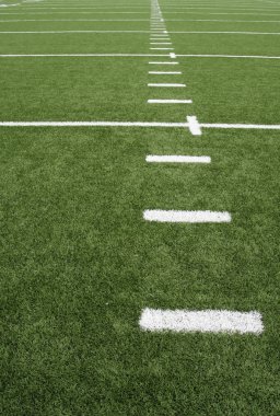 Amerikan futbolu alan yard çizgileri