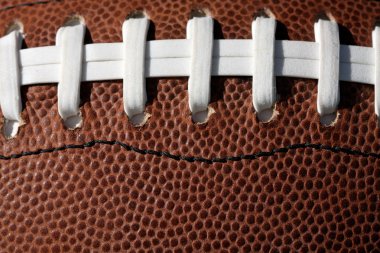 American Football Laces Close up clipart