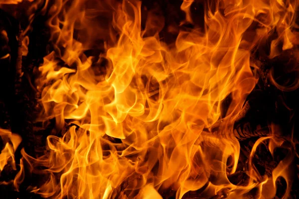 Brennende Flamme — Stockfoto