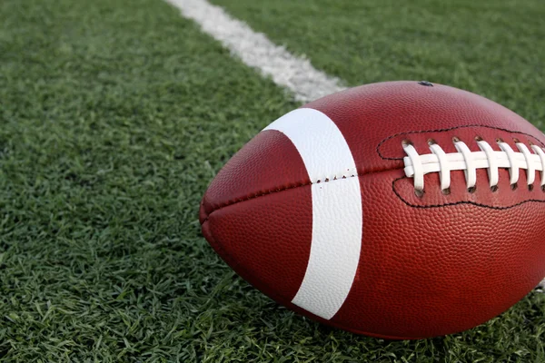 American Football on the Field — Stock Photo, Image