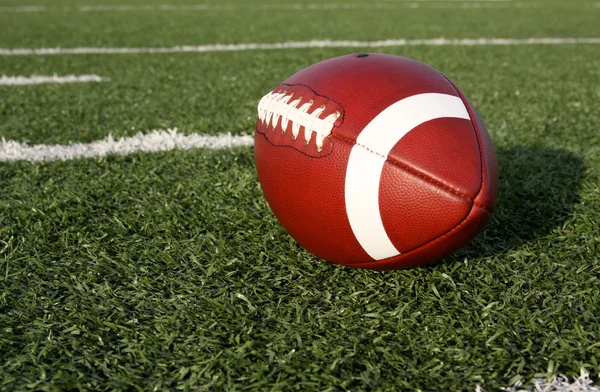 American Football on the Field — Stock Photo, Image