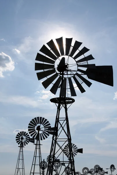Ročník země větrných mlýnů — Stock fotografie
