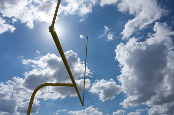 American Football Field Goal Posts — Stock Photo, Image