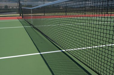 Tennis Court Net and Shadow clipart