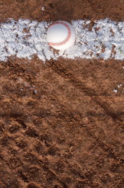 Beyzbol outfield çimenlerin üzerinde