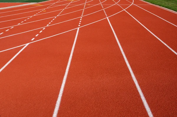 Red Running Track — Stock Photo, Image