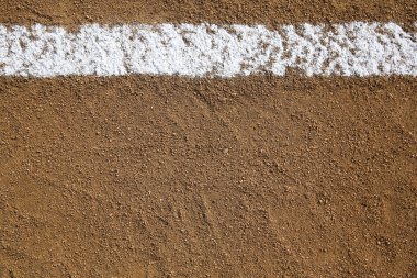Baseball infield chalk line clipart