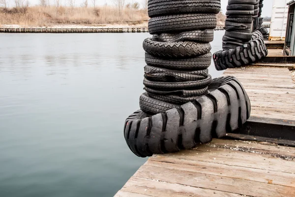 Pier and water Stock Image