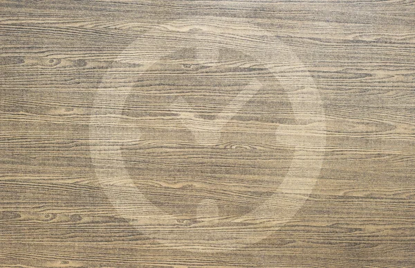 Uhr Symbol auf Holz Textur und Hintergrund — Stockfoto