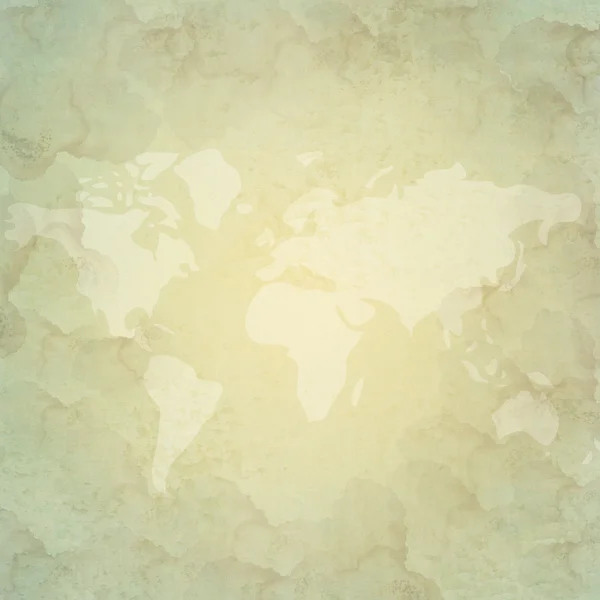Eski kağıt arka planı ve desen Dünya Haritası simgesini — Stok fotoğraf
