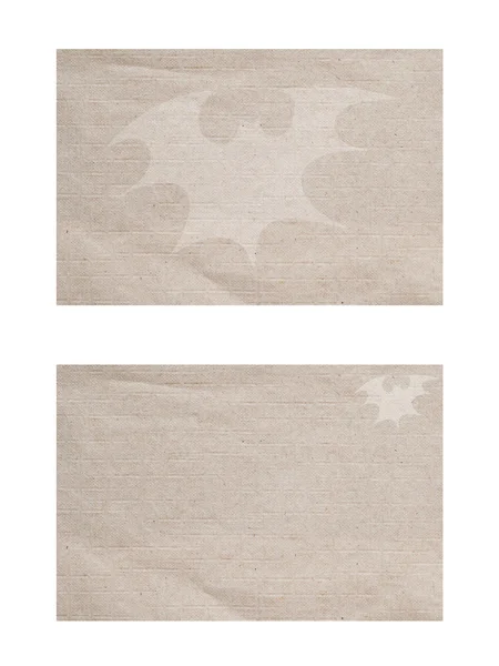 Icône chauve-souris sur papier texturé et fond — Photo