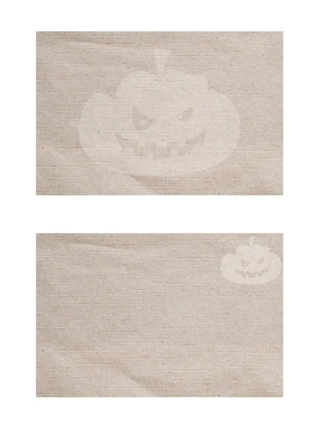 Pumpkin icon on paper textured and background — Stock Photo, Image