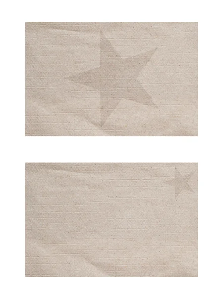 Star icon on paper background and textured — Stock Photo, Image