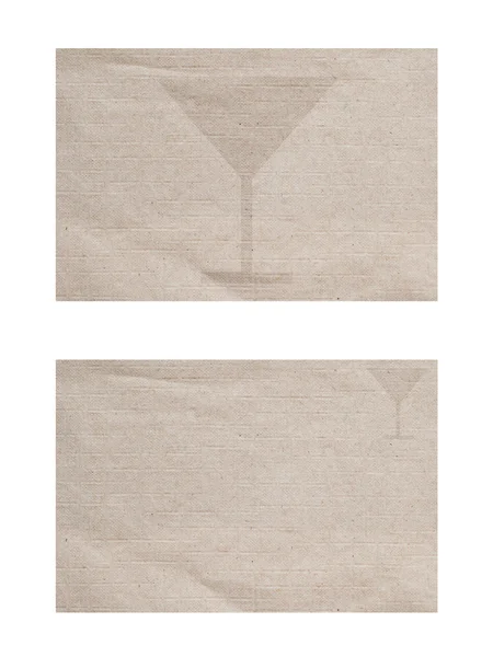 紙の背景にアイコンを飲むし、テクスチャ — ストック写真