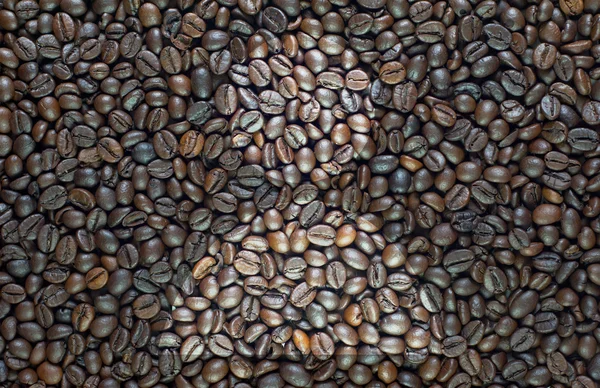 Man pictogram op koffie achtergrond en textuur — Stockfoto