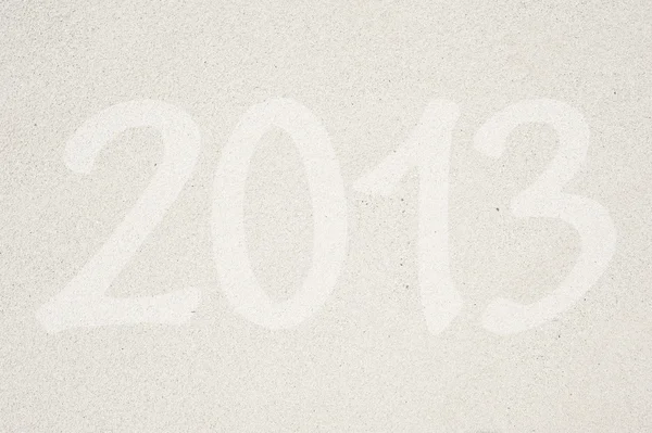 Sand of 2013 year texture and background — Stock Photo, Image