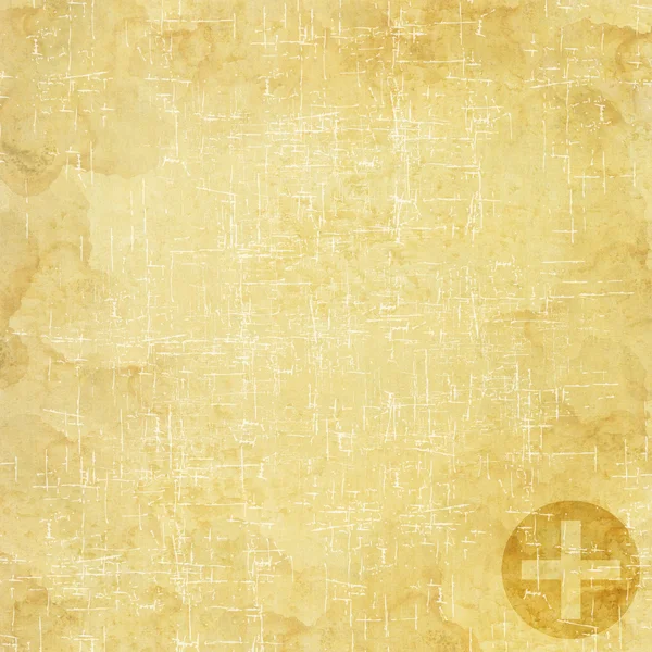 Health icon on old paper background and textured — Stock Photo, Image