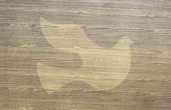 Peace icon on wood texture and background — Stock Photo, Image