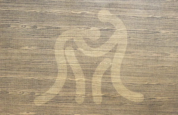 Esporte ícone de luta livre na textura de madeira e fundo — Fotografia de Stock