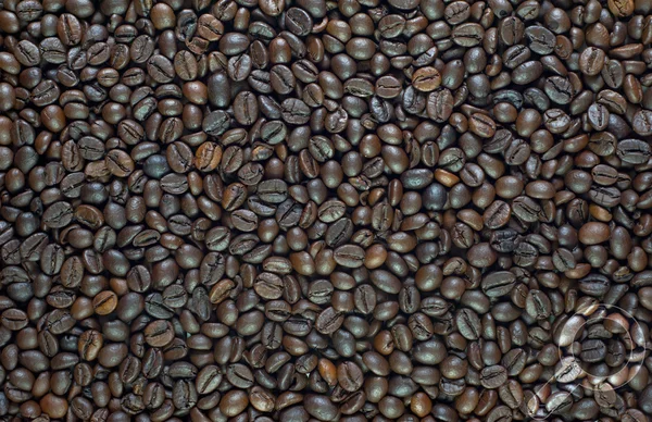 Ingrandimento fondo vetro caffè e texture — Foto Stock