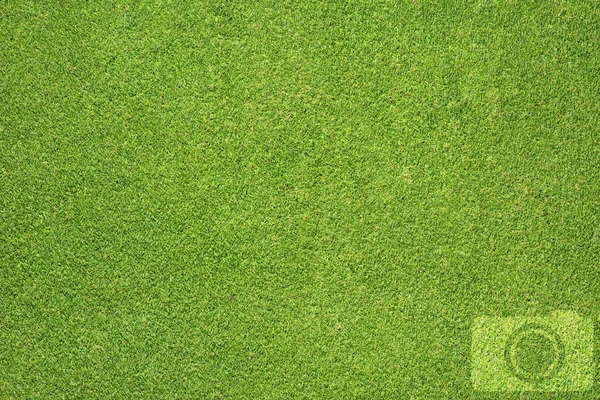 Camera icon on grass background — Stock Photo, Image